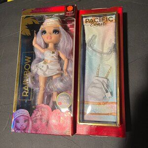 Rainbow High Pacific Coast Margot De Perla- Opal (Iridescent White) Fashion Doll
